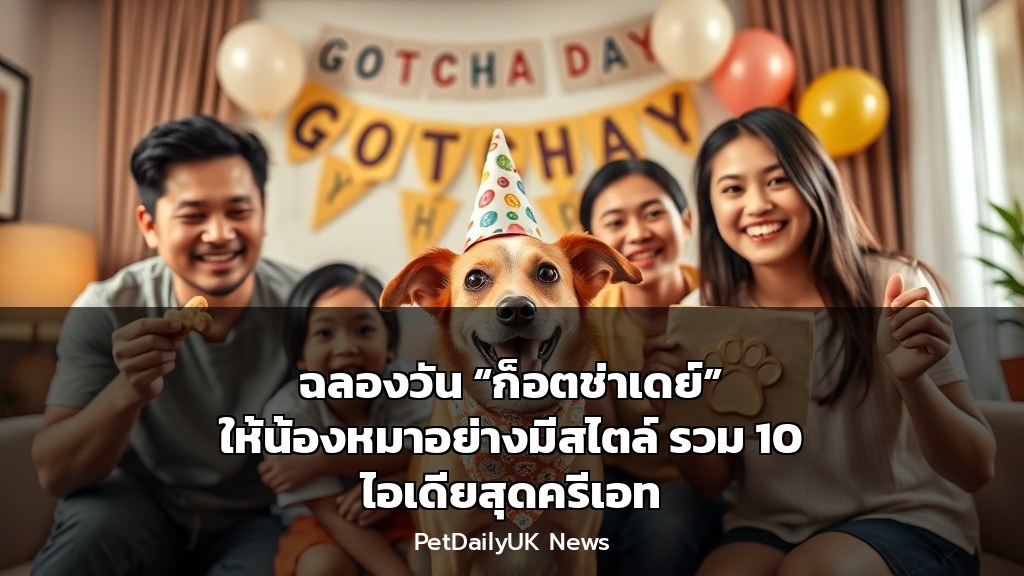 ฉลองวัน “ก็อตช่าเดย์” ให้น้องหมาอย่างมีสไตล์ รวม 10 ไอเดียสุดครีเอท