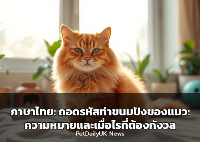 ภาษาไทย: ถอดรหัสท่าขนมปังของแมว: ความหมายและเมื่อไรที่ต้องกังวล