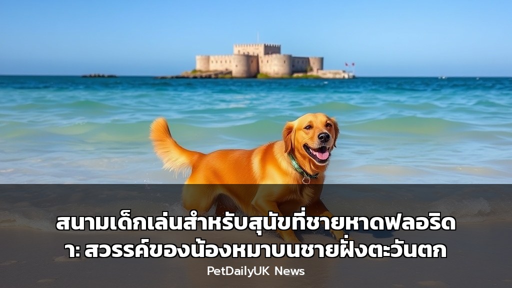 สนามเด็กเล่นสำหรับสุนัขที่ชายหาดฟลอริดา: สวรรค์ของน้องหมาบนชายฝั่งตะวันตก