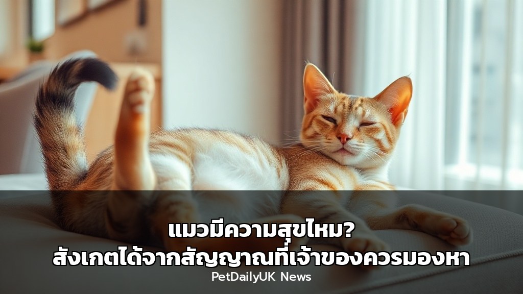 แมวมีความสุขไหม? สังเกตได้จากสัญญาณที่เจ้าของควรมองหา